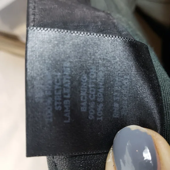 J Brand lambskin skinny pants with ankle zip - Picture 11 of 11